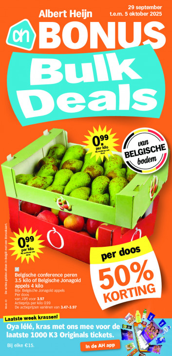 Albert Heijn 29.09.25 - 05.10.25