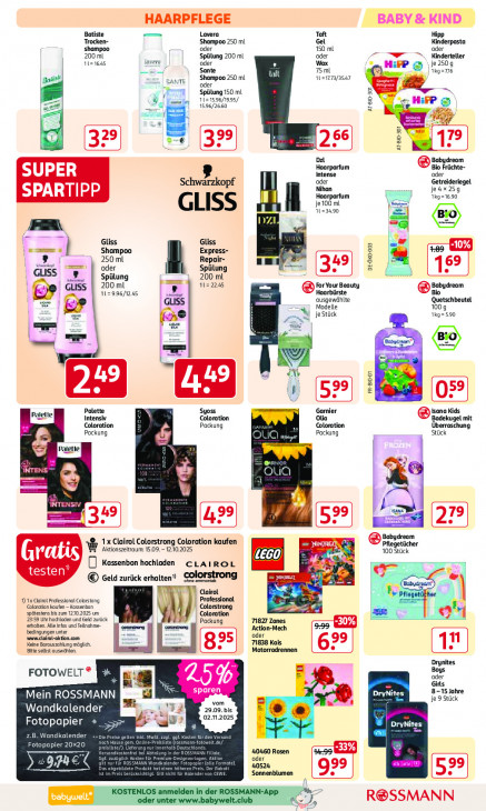 Rossmann Angebote ab 29.09.25 bis 02.10.25