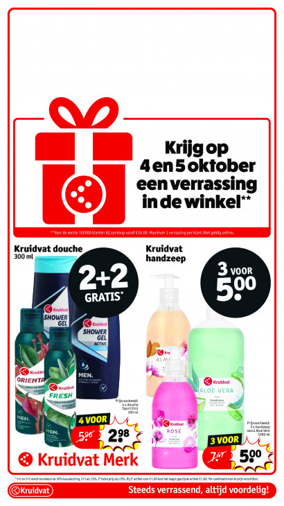 Kruidvat Folder 29.09.2025