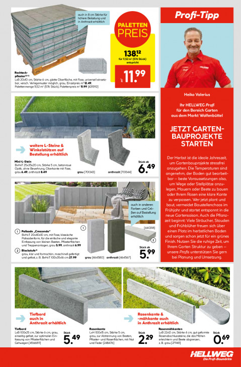Hellweg Baumarkt Angebote ab 29.09.25 bis 04.10.25