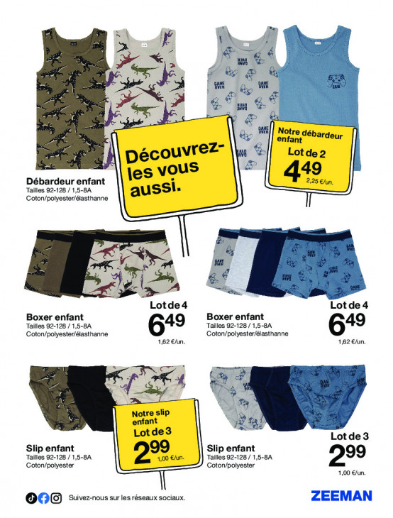 Zeeman Dépliant 27.09.2025