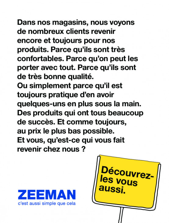 Zeeman Dépliant 27.09.2025