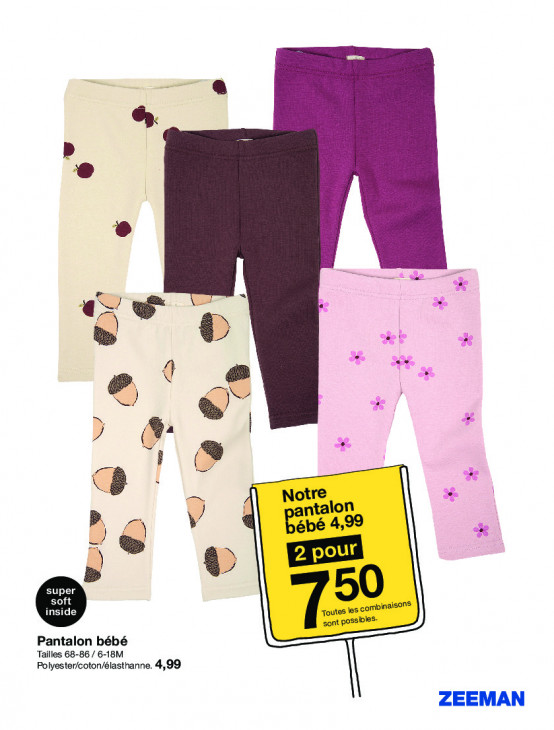 Zeeman Dépliant 27.09.2025
