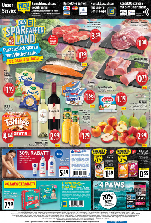 Edeka Angebote ab 29.09.25 bis 04.10.25