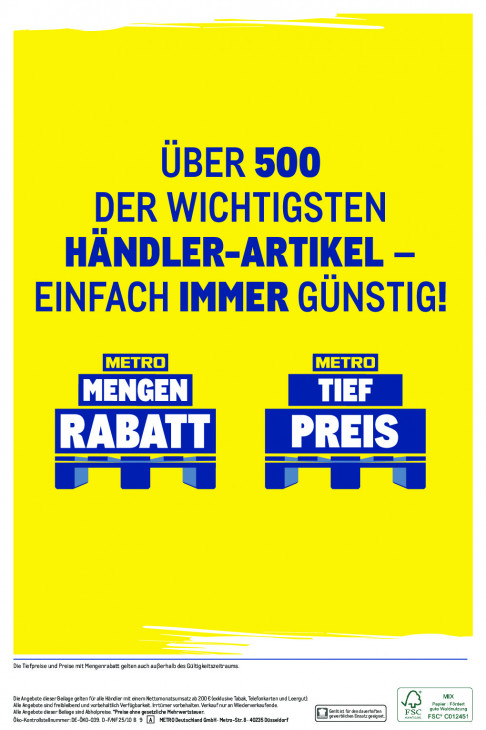 Metro Angebote ab 29.09.25 bis 04.10.25