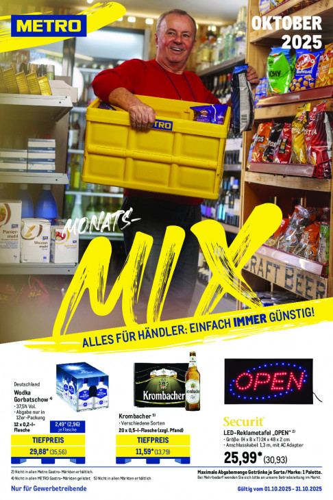 Metro Angebote ab 29.09.25 bis 04.10.25