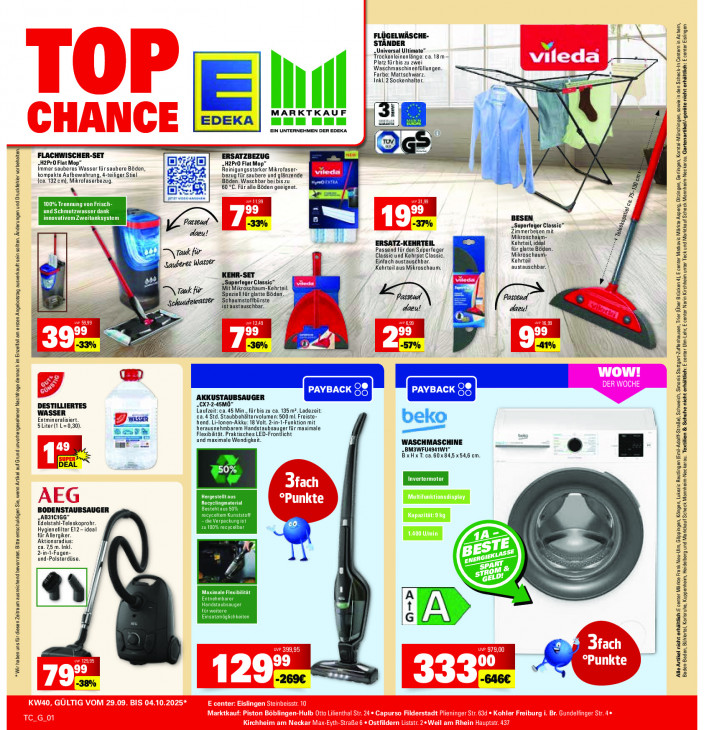 Marktkauf Angebote ab 29.09.25 bis 04.10.25