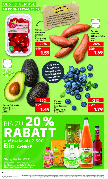 Kaufland Angebote ab 29.09.25 bis 01.10.25