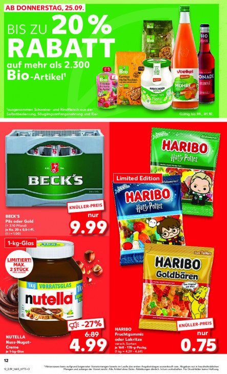 Kaufland Angebote ab 29.09.25 bis 01.10.25