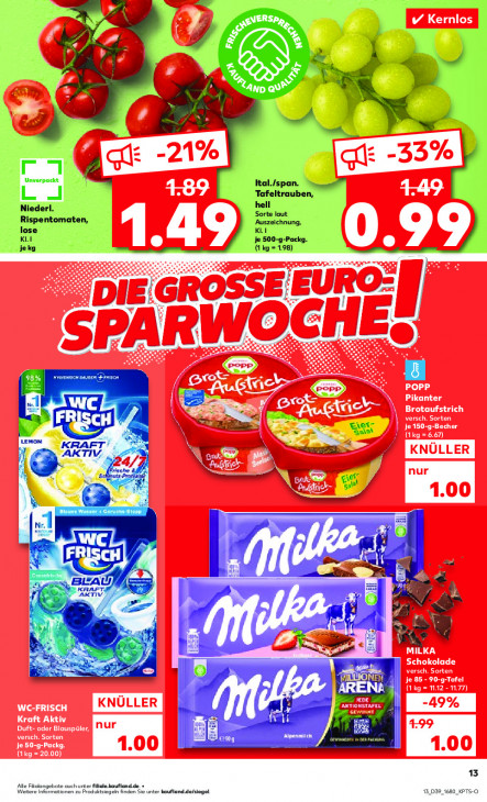 Kaufland Angebote ab 29.09.25 bis 01.10.25