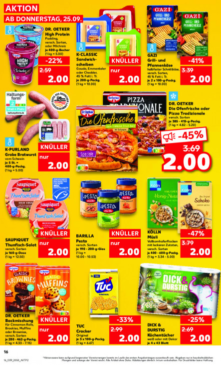 Kaufland Angebote ab 29.09.25 bis 01.10.25