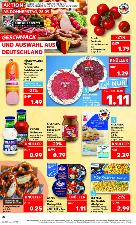 Kaufland Angebote ab 29.09.25 bis 01.10.25