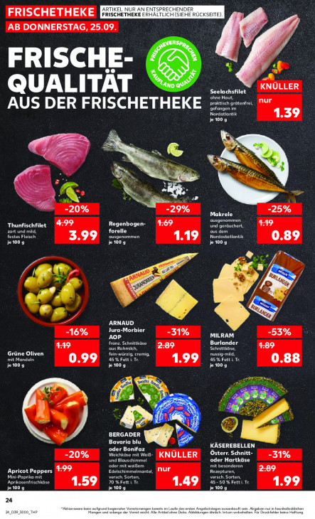 Kaufland Angebote ab 29.09.25 bis 01.10.25