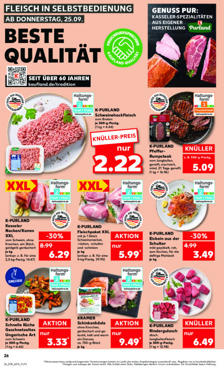 Kaufland Angebote ab 29.09.25 bis 01.10.25