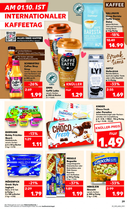 Kaufland Angebote ab 29.09.25 bis 01.10.25