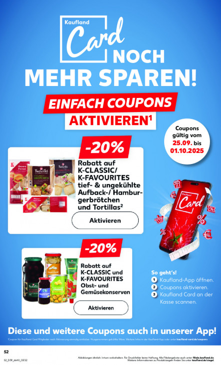 Kaufland Angebote ab 29.09.25 bis 01.10.25