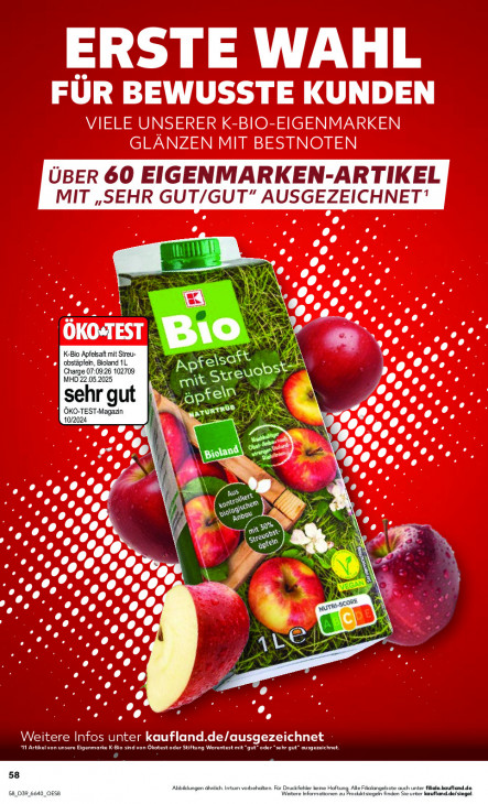 Kaufland Angebote ab 29.09.25 bis 01.10.25