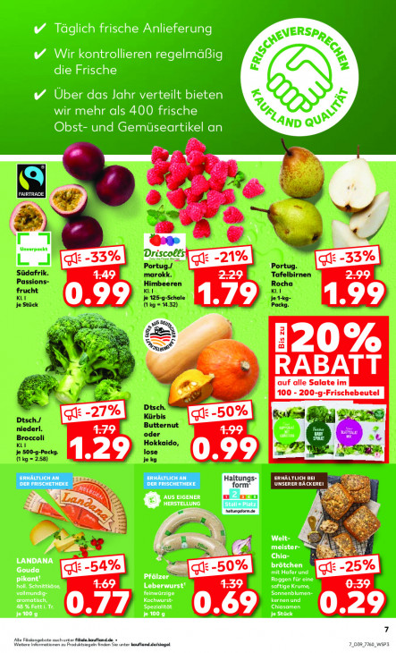 Kaufland Angebote ab 29.09.25 bis 01.10.25