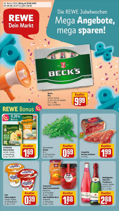 Rewe Angebote ab 29.09.25 bis 04.10.25