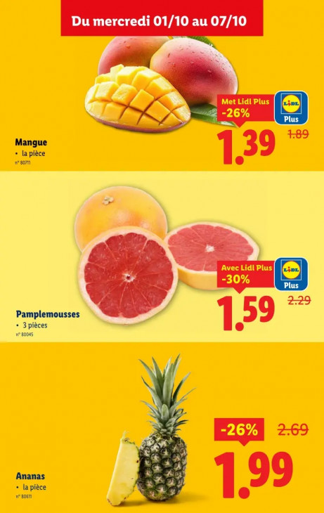 Lidl Dépliant 01.10.2025