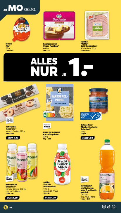 Netto Angebote ab 06.10.25 bis 11.10.25