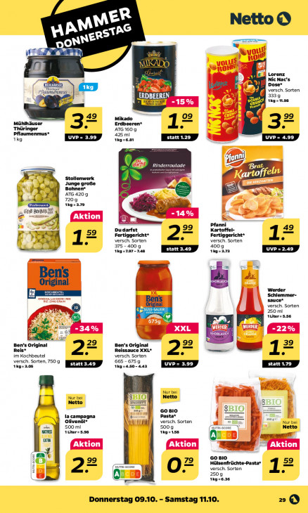 Netto Angebote ab 06.10.25 bis 11.10.25