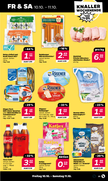 Netto Angebote ab 06.10.25 bis 11.10.25
