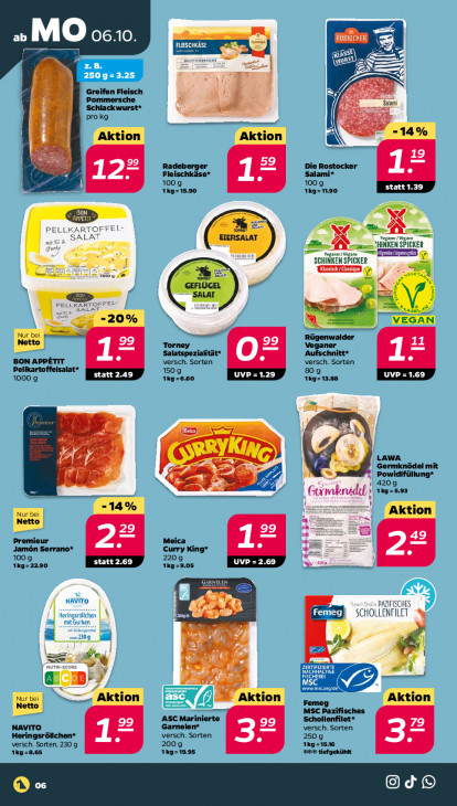 Netto Angebote ab 06.10.25 bis 11.10.25