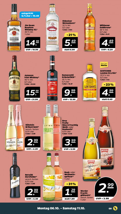Netto Angebote ab 06.10.25 bis 11.10.25