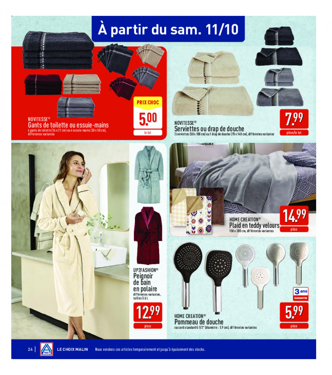 Aldi Dépliant 06.10.2025