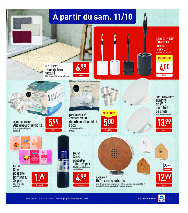 Aldi Dépliant 06.10.2025