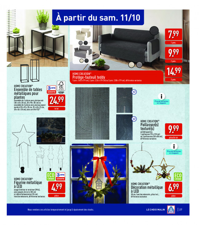 Aldi Dépliant 06.10.2025