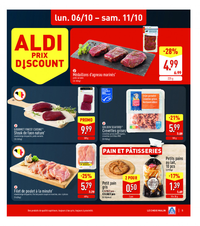 Aldi Dépliant 06.10.2025