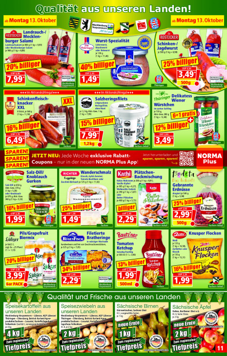 Norma Angebote ab 13.10.25 bis 18.10.25