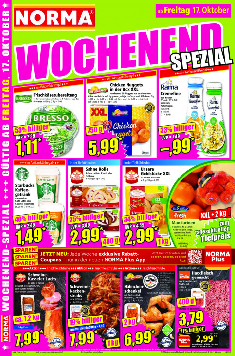 Norma Angebote ab 13.10.25 bis 18.10.25
