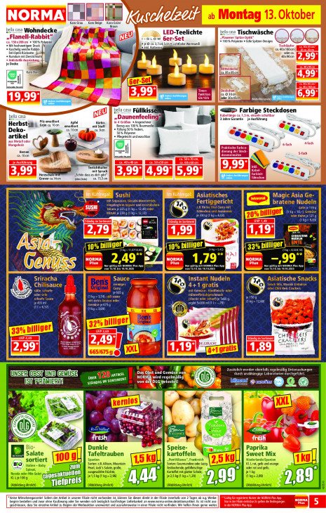 Norma Angebote ab 13.10.25 bis 18.10.25