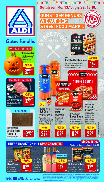 Aldi Nord Angebote ab 13.10.25 bis 18.10.25