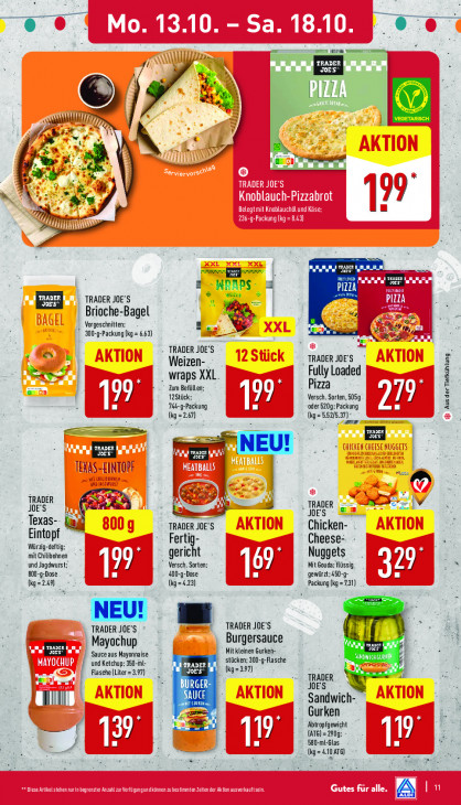 Aldi Nord Angebote ab 13.10.25 bis 18.10.25