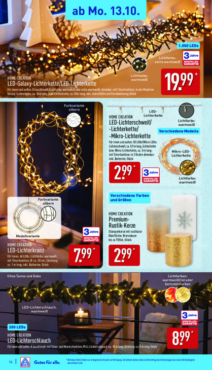 Aldi Nord Angebote ab 13.10.25 bis 18.10.25