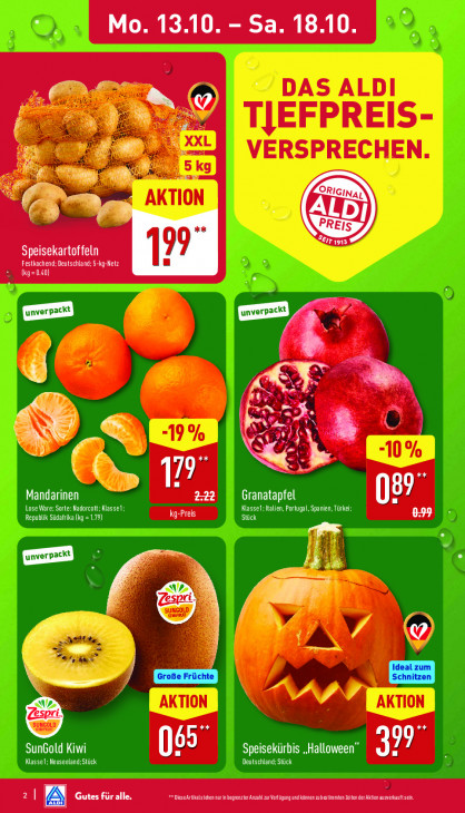 Aldi Nord Angebote ab 13.10.25 bis 18.10.25