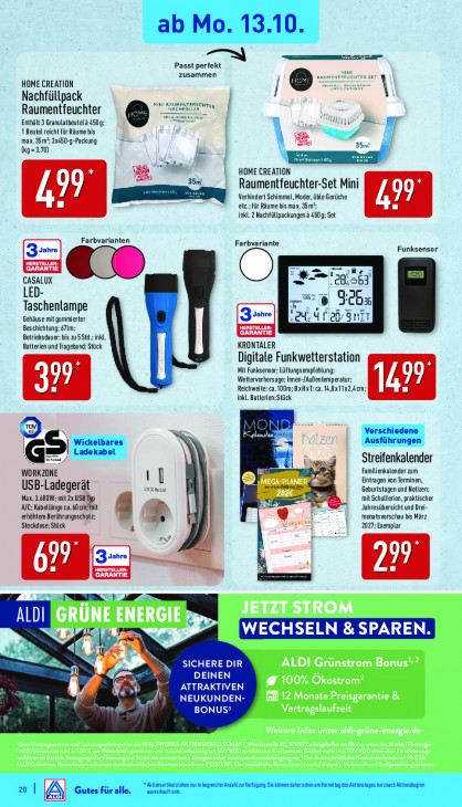 Aldi Nord Angebote ab 13.10.25 bis 18.10.25