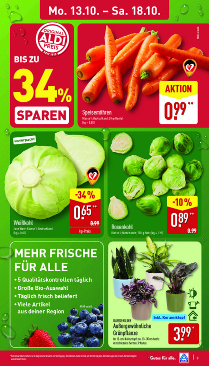 Aldi Nord Angebote ab 13.10.25 bis 18.10.25