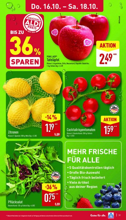 Aldi Nord Angebote ab 13.10.25 bis 18.10.25