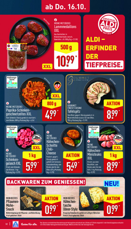 Aldi Nord Angebote ab 13.10.25 bis 18.10.25