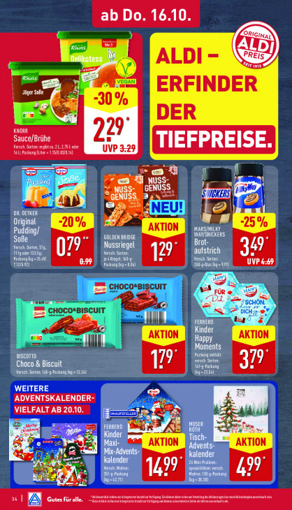 Aldi Nord Angebote ab 13.10.25 bis 18.10.25