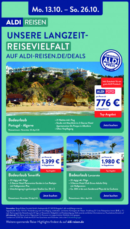 Aldi Nord Angebote ab 13.10.25 bis 18.10.25