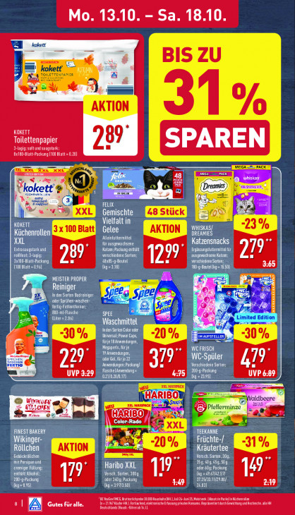 Aldi Nord Angebote ab 13.10.25 bis 18.10.25