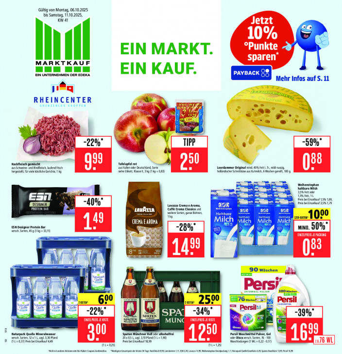 Marktkauf Angebote ab 06.10.25 bis 11.10.25