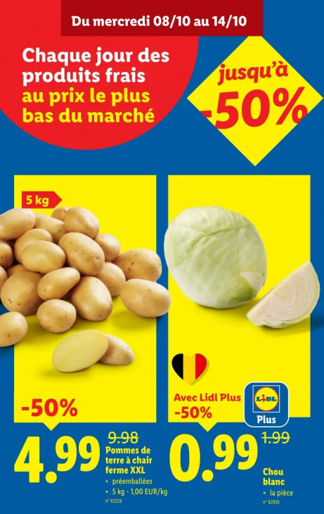 Lidl Dépliant 08.10.2025