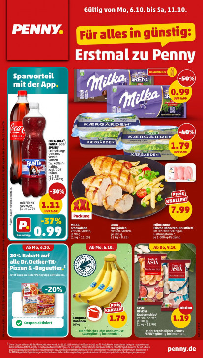 Penny Angebote ab 06.10.25 bis 11.10.25